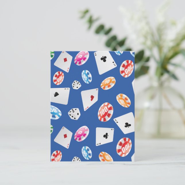 Postal Festiva Patrón de accesorios para juegos 6 (Anverso de pie)