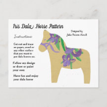 Patrón de caballos Iris Dala para compartir
