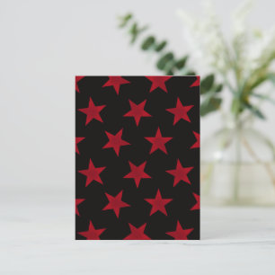 Postal Festiva Patrón de las estrellas doradas 8