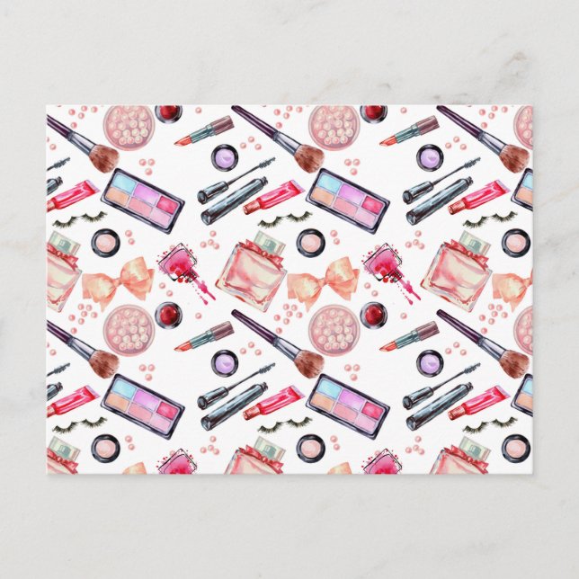 Postal Festiva Patrón de maquetación de color de agua (Anverso)