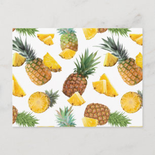 Postal Festiva Patrón de Piña