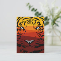 Patrón de tigre diseño animal textura plana colori