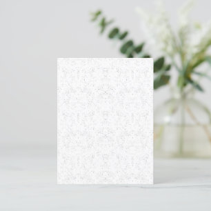 Postal Festiva Patrón floral monocromo - Arte elegante y sin cost