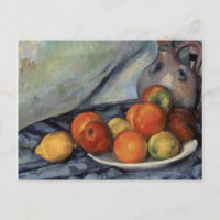 Paul Cezanne - Fruta Y Un Salto En Una Mesa