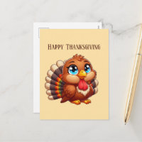 Pavo de Acción de Gracias feliz lindo 
