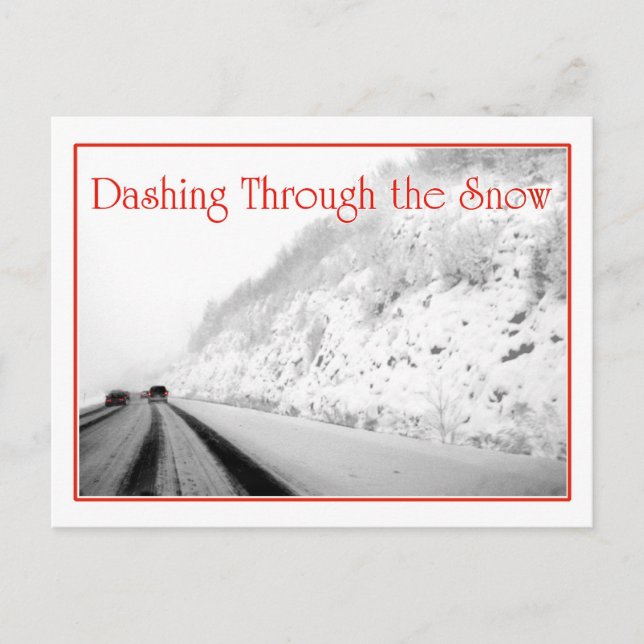 Postal Festiva Pegar a los Navidades (Anverso)