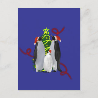 Postal Festiva Penguin Christmas