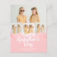 Perforación rosa dulce Galentines día bestial Foto