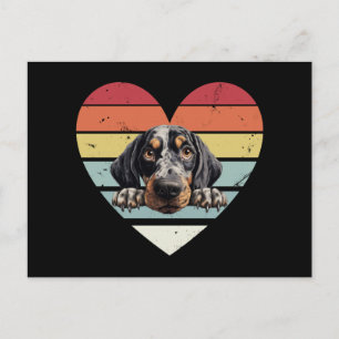 Postal Festiva Perro Bluetick Coonhound