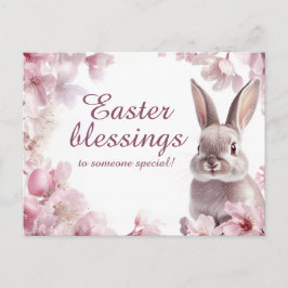 Postal Festiva Personalizable 🐇 Bendiciones de Pascua