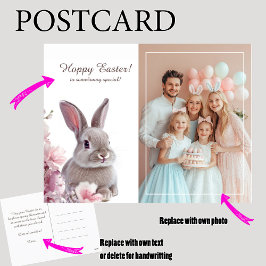 Postal Festiva Personalizable 🐇 Bunny Love Greetings