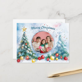Postal Festiva 🎄 Personalizable Frosted Joy