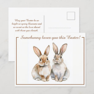 Postal Festiva Personalizable 🐇 la agitada Semana Santa
