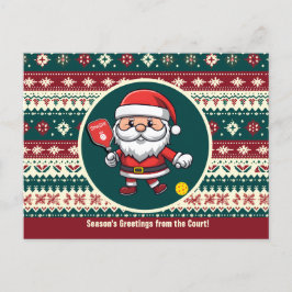 Postal Festiva Personalizable 🎅 Navidades pickleball