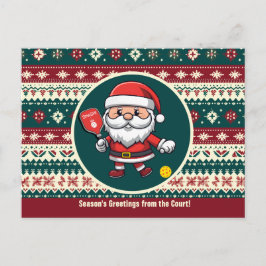 Postal Festiva Personalizable 🎅 Navidades pickleball