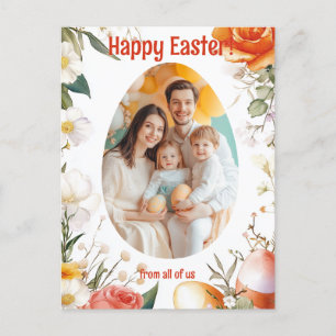 Postal Festiva Personalizable 🐇 Springtime Egg-stravaganza