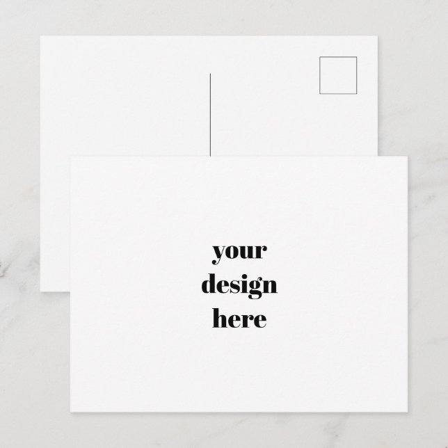 Postal Festiva Personalización o Personalizar (Anverso / Reverso)