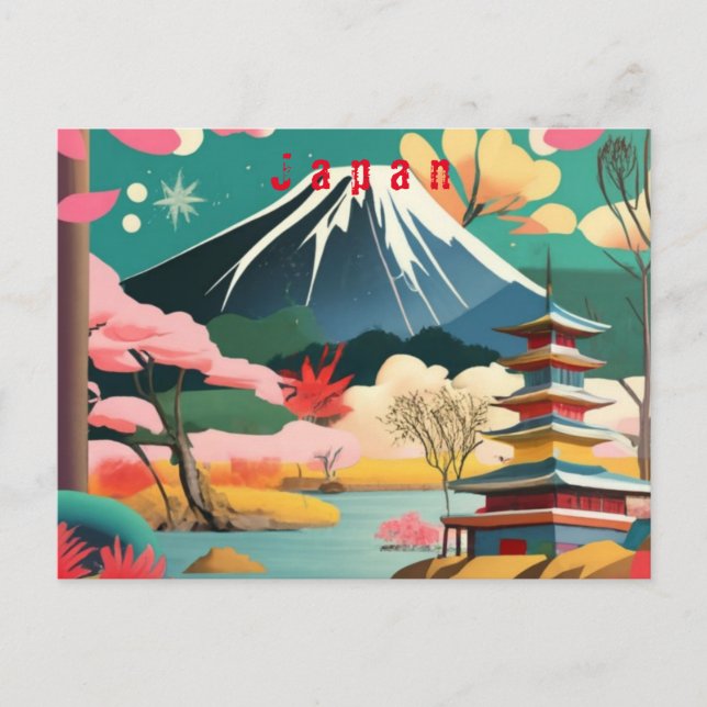 Postal Festiva Personalizado de Japón (Anverso)