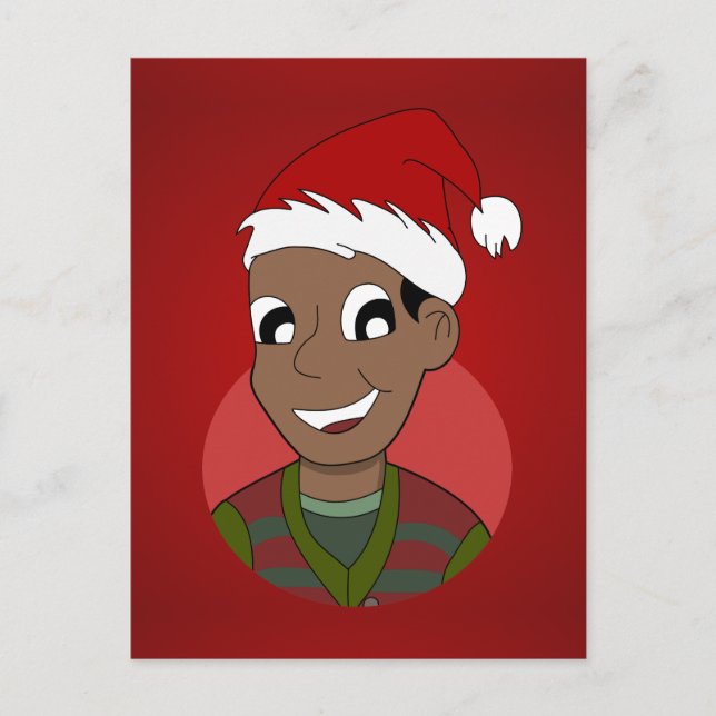 Postal Festiva personalizado de navidades (Anverso)