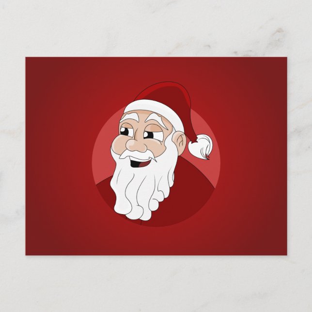 Postal Festiva Personalizado de Santa Claus (Anverso)