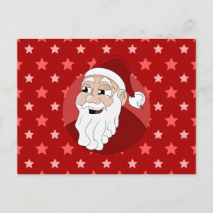 Postal Festiva Personalizado de Santa Claus
