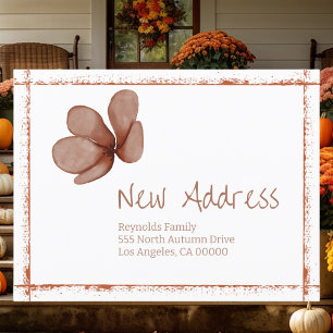 Postal Festiva Personalizado Hemos movido nueva dirección