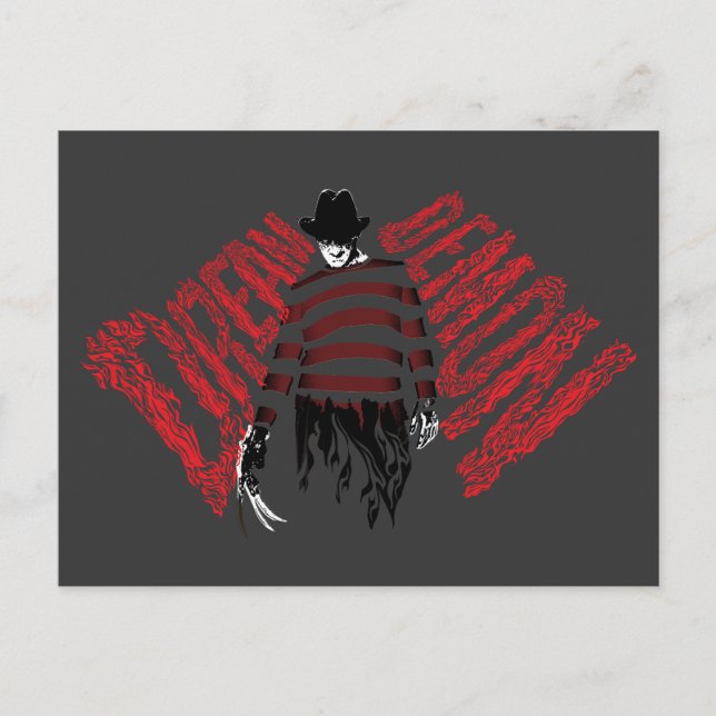 Postal Festiva Pesadilla en Elm Street | Demonio de los sueños Fr (Anverso)
