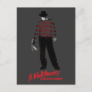 Postal Festiva Pesadilla en Elm Street   Freddy Krueger