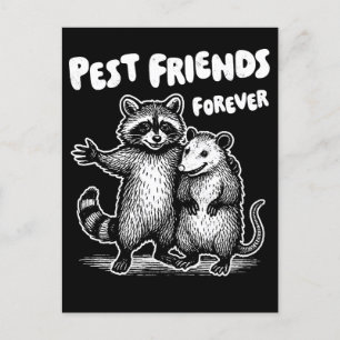 Postal Festiva Pest Friends Forever White Print