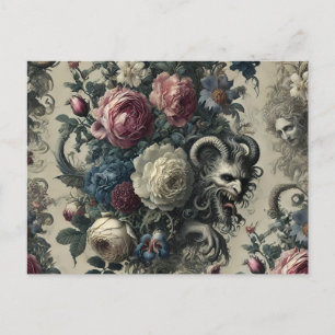 Postal Festiva Pétalos de la Decadencia - Victoriano gótico