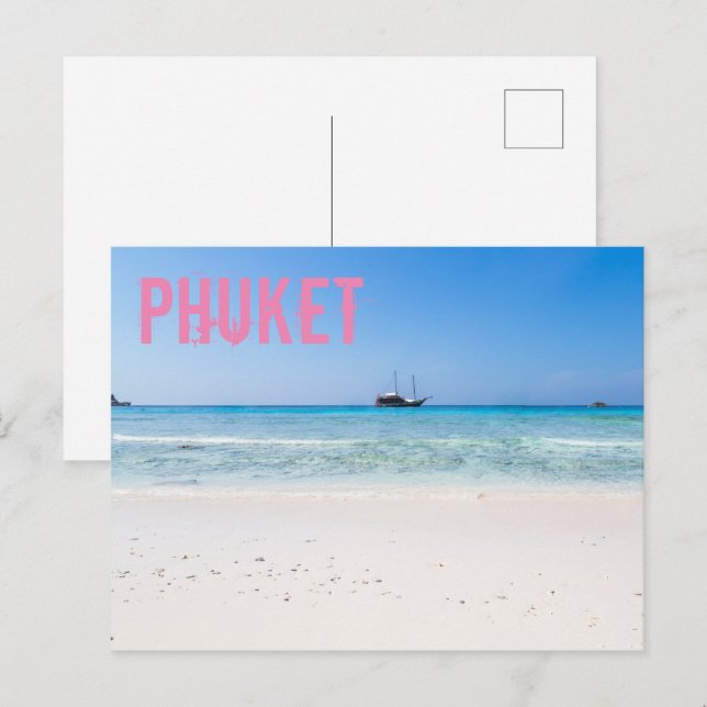 Postal Festiva Phuket Beach Thailand (Anverso / Reverso)