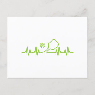 Postal Festiva Pickleball Art Para Hombres Mujeres Picklebal