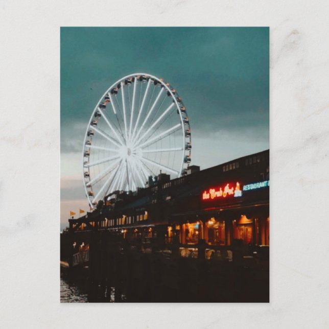 Postal Festiva Pier 57, Seattle, Washington (Anverso)