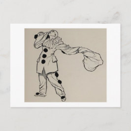 Postal Festiva Pierrot Postcard