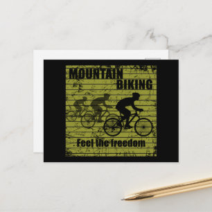 Postal Festiva Piloto de bicicleta de montaña MTB - Ciclismo de m