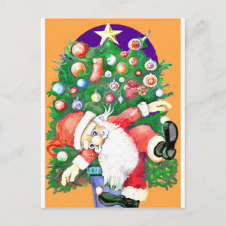 Postal Festiva Pintura digital realizada en Photoshop con tableta