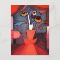 Pintura famosa de Paul Klee, Flor de otoño,