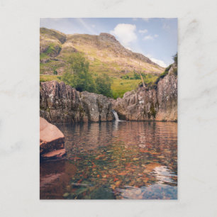 Postal Festiva Piscina de la Cascada de Glencoe