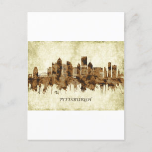 Postal Festiva Pittsburgh Pennsylvania Cityscape