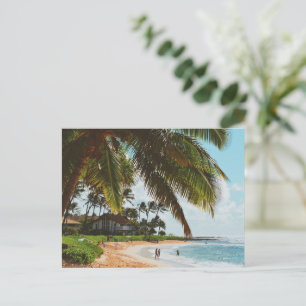 Postal Festiva Playa Poipu - Isla de Kauai - Hawái