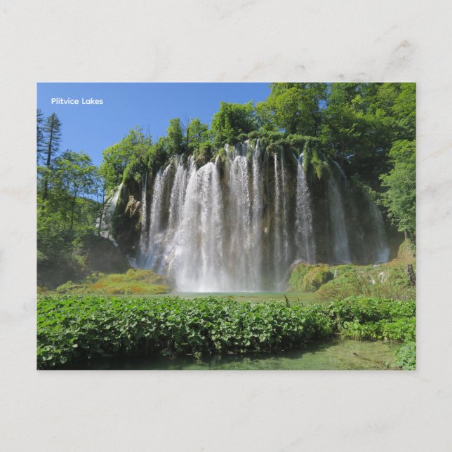 Postal Festiva Plitvice Lakes Croatia (Anverso)