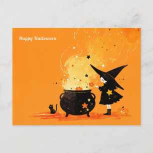 Postal Festiva Poción mágica pura de brujas