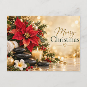 Postal Festiva Poinsettia Christmas Spa