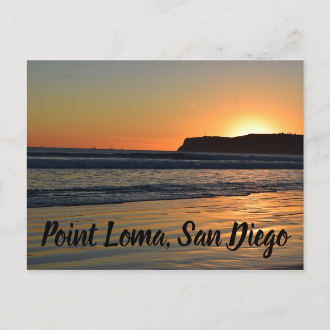 Postal Festiva Point Loma, San Diego (Anverso)