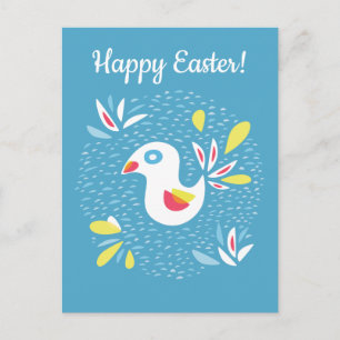 Postal Festiva Pollo Cutáneo En Ave Resumen De Primavera