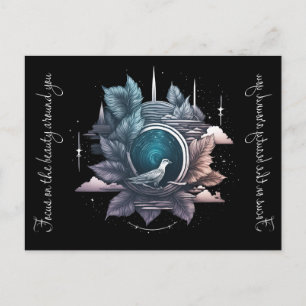 Postal Festiva Portal cósmico: Una puerta surrealista a las estre