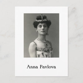 Postal Festiva Postcard Anna Pavlova
