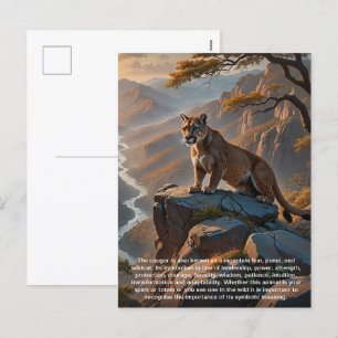 Postal Festiva Postcard de Cougar
