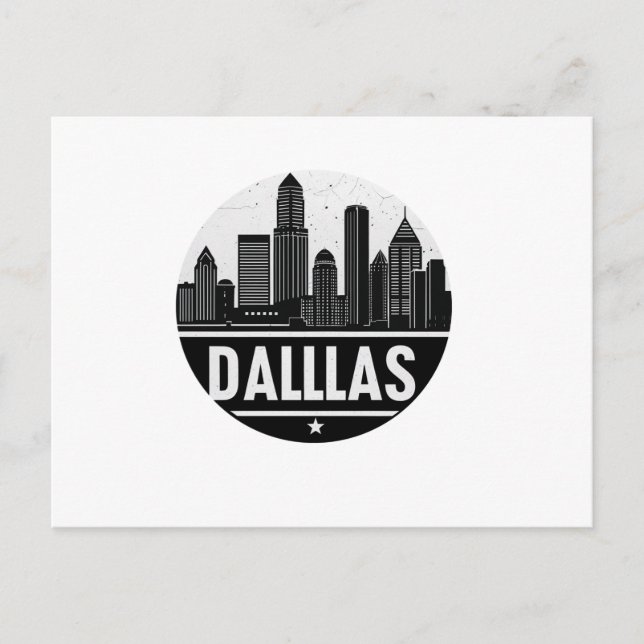 Postal Festiva Postcard de Dallas Texas (Anverso)