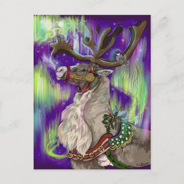 Postal Festiva PostCard de las maravillas del norte (Anverso)